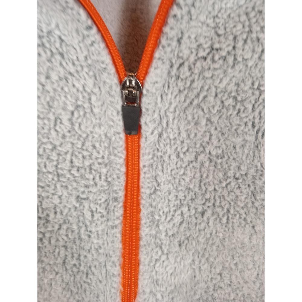 Colosseum Athletics Women's Miami Hurricanes XL Sherpa Gray 1/4 Zip Pullover Y2K - Picture 6 of 14